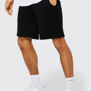 Black cotton short