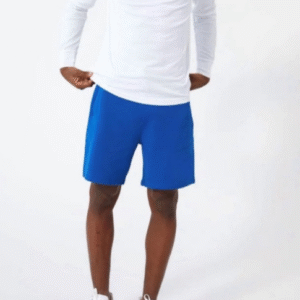 Blue cotton short